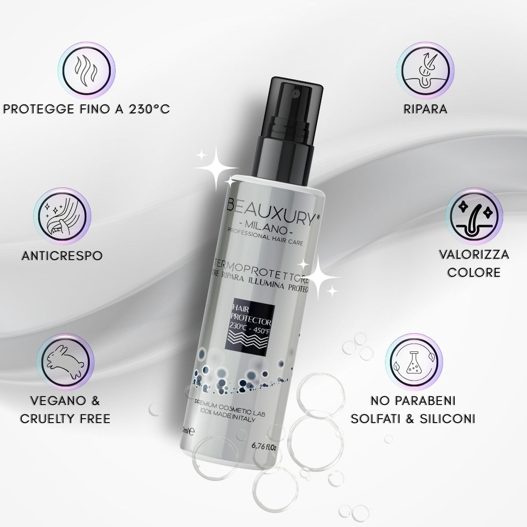 Termoprotettore Advance 230°C - 200ML | Protegge e Ripara i Capelli Danneggiati