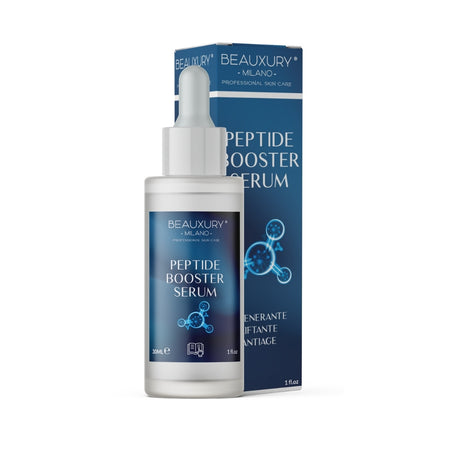 Siero Viso Retinolo e Peptidi Biomimetici Beauxury Milano 30 ml – Effetto Tensore, Antiage, Rigenerante e Rimpolpante