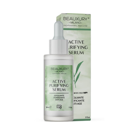 Siero Viso Purificante Antiage con Acido Salicilico e Acido Ialuronico – Beauxury Milano 30ml