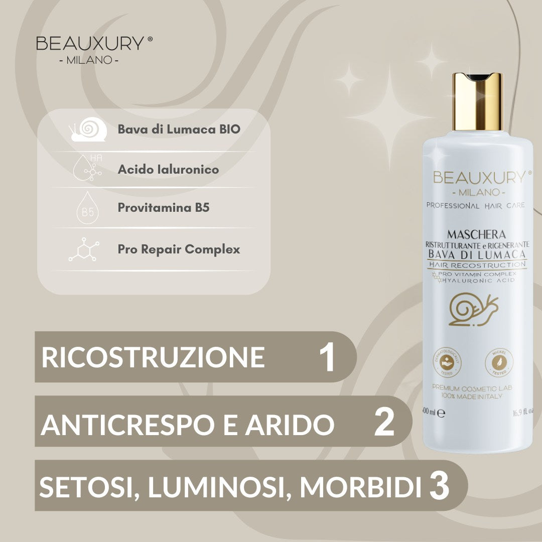 Maschera Ricostruzione Capelli Danneggiati 500 ML