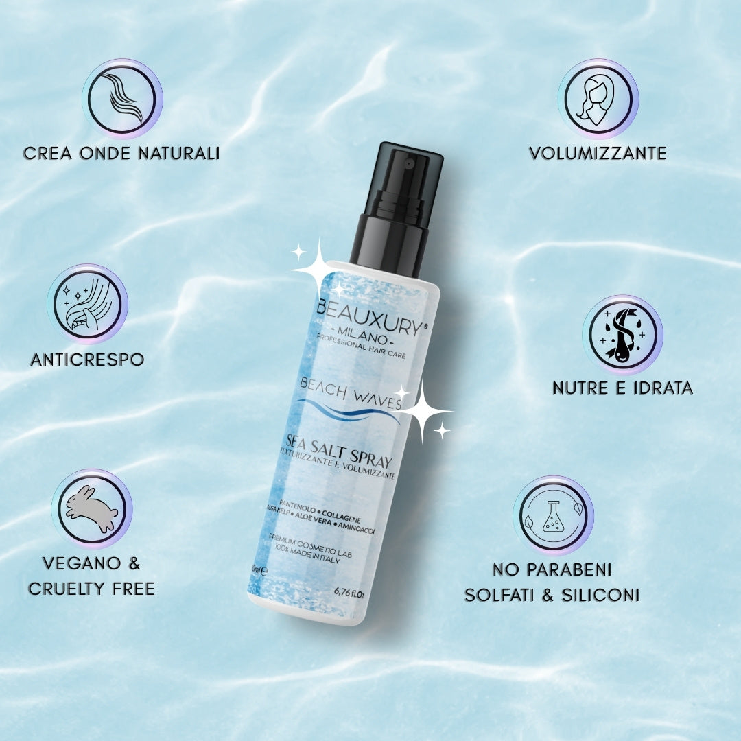 Spray Volumizzante Sale Marino 200 ML Idratante e Texturizzante