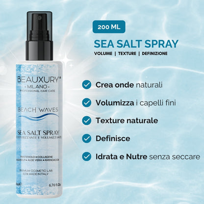 Spray Volumizzante Sale Marino 200 ML Idratante e Texturizzante