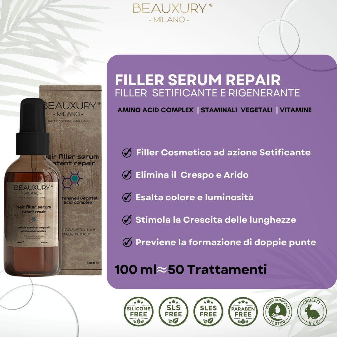 Trattamento Ricostruzione No Yellow con Filler Serum | Ricostruzione Intensiva | Bundle Kit Promozionale | Pro Vitamin Complex