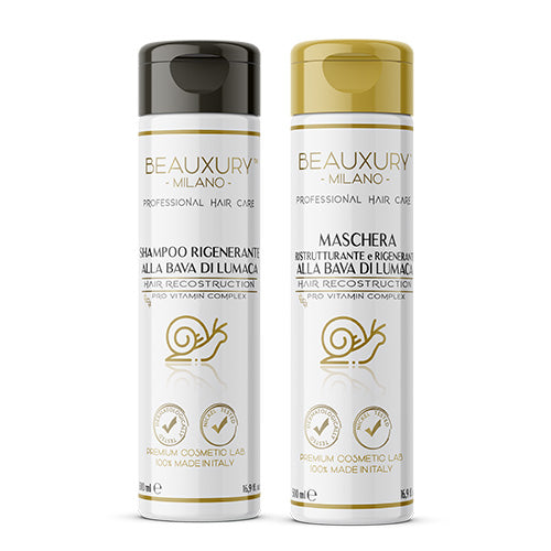 Shampoo and Mask | Bava of Lumaca | Cheratin | Pro Hair Care